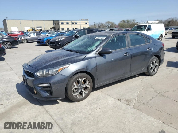 2021 Kia Forte LXS with VIN 3KPF24AD4ME327110, listed as a Copart auction lot 49417345 with 69,030 mi miles and Salvage Title. Bid and sale history available at carsss.com. Image 1.