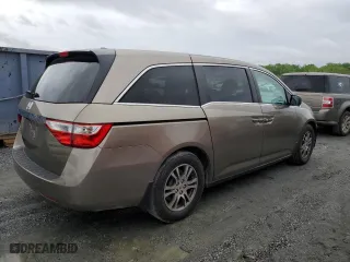 2013 Honda Odyssey EX-L with VIN 5FNRL5H66DB060621, listed as a Copart auction lot 51906045 with 195,561 mi miles and Salvage Title. Bid and sale history available at carsss.com. Image 3.