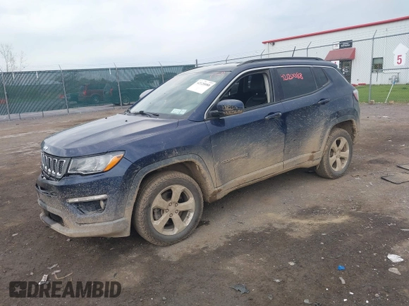2018 Jeep Compass Latitude z VIN 3C4NJDBB3JT434507, wystawiony jako IAAI lot #42120088 z przebiegiem 82 181 mil mil oraz . Historia ofert i sprzedaży dostępna na DreamBid. Obrazek 17.