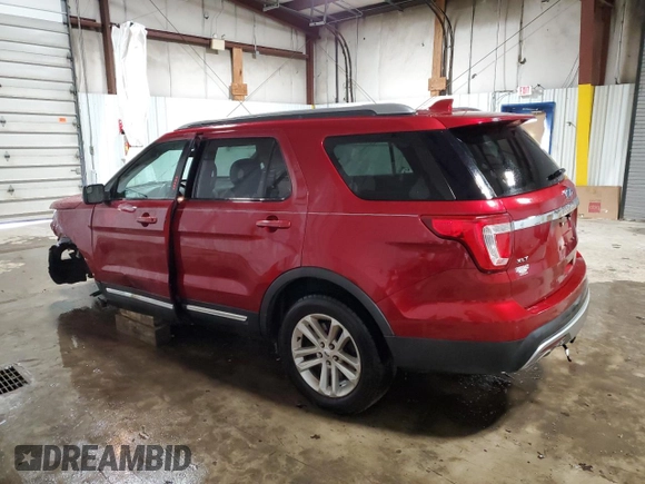 2017 Ford Explorer XLT with VIN 1FM5K7DHXHGD75949, listed as a Copart auction lot 49699585 with 60,703 mi miles and Salvage Title. Bid and sale history available at carsss.com. Image 2.