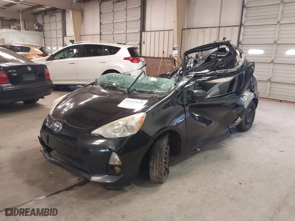 2012 Toyota Prius c One with VIN JTDKDTB31C1526139, listed as a IAAI auction lot 41569624 with 288,084 mi miles. Bid and sale history available at carsss.com. Image 17.
