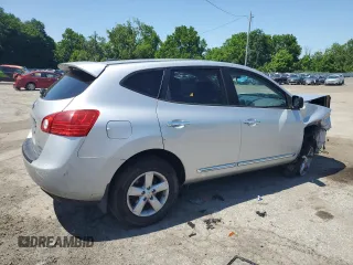 2012 Nissan Rogue S with VIN JN8AS5MV6CW378492, listed as a Copart auction lot 61191315 with 131,713 mi miles and Salvage title. Bid and sale history available at DreamBid. Image 3.