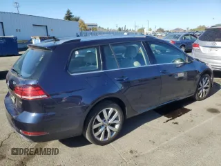 2018 Volkswagen Golf SportWagen SEL with VIN 3VWL17AU8JM756014, listed as a Copart auction lot 77156884 with 62,940 mi miles and Salvage Title. Bid and sale history available at carsss.com. Image 3.