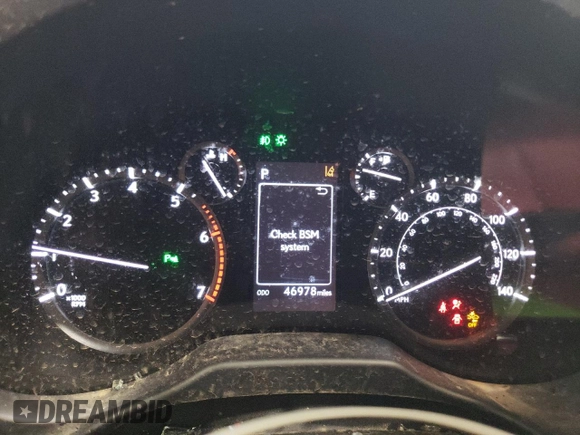 2021 Lexus GX 460 Premium with VIN JTJAM7BX4M5291636, listed as a Copart auction lot 49534065 with 46,978 mi miles and Salvage Title. Bid and sale history available at DreamBid. Image 9.