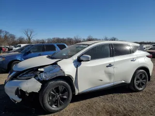 2022 Nissan Murano S with VIN 5N1AZ2AS7NC128873, listed as a Copart auction lot 42139725 with 32,255 mi miles and Salvage Title. Bid and sale history available at carsss.com. Image 1.