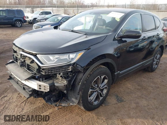 2020 Honda CR-V EX-L with VIN 5J6RW2H82LL002468, listed as a IAAI auction lot 41762091 with 65,607 mi miles. Bid and sale history available at carsss.com. Image 19.