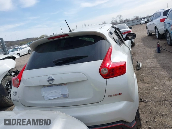 2014 Nissan Juke Nismo with VIN JN8AF5MV2ET365893, listed as a IAAI auction lot 41743612 with Not provided miles and . Bid and sale history available at DreamBid. Image 16.