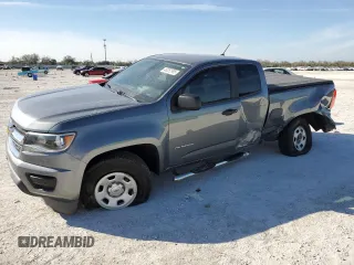 2020 Chevrolet Colorado 4WD Work Truck with VIN 1GCHTBEN7L1227940, listed as a Copart auction lot 46252995 with 78,775 mi miles and Salvage Title. Bid and sale history available at carsss.com. Image 1.
