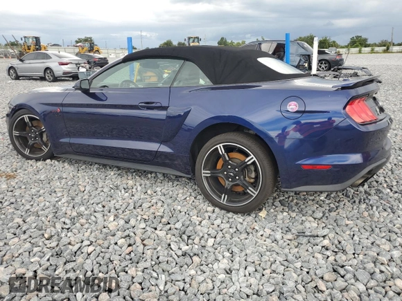 2019 Ford Mustang GT Premium with VIN 1FATP8FF2K5124544, listed as a Copart auction lot 65236465 with 92,874 mi miles and Non repairable. Bid and sale history available at DreamBid. Image 2.
