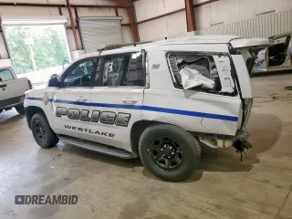 2020 Chevrolet Tahoe Commercial with VIN 1GNLCDEC4LR257930, listed as a Copart auction lot 57886125 with 58,612 mi miles and Salvage title. Bid and sale history available at DreamBid. Image 2.