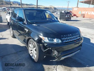 2016 Land Rover Range Rover Sport V6 Diesel HSE with VIN SALWR2KF7GA654116, listed as a IAAI auction lot 41647353 with 97,221 mi miles. Bid and sale history available at carsss.com. Image 1.