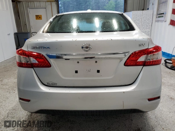 2015 Nissan Sentra SV with VIN 3N1AB7AP4FY253259, listed as a Copart auction lot 56695845 with 115,456 mi miles and Clean Title. Bid and sale history available at DreamBid. Image 6.