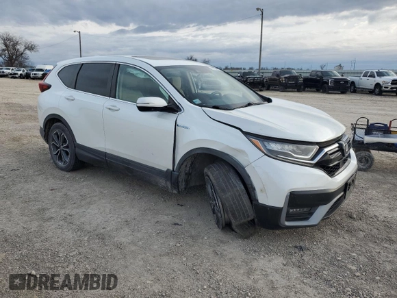 2020 Honda CR-V EX with VIN 7FART6H59LE020579, listed as a Copart auction lot 88734095 with 83,533 mi miles and Salvage Title. Bid and sale history available at DreamBid. Image 4.