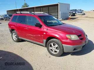 2003 Mitsubishi Outlander LS with VIN JA4LX31G33U065986, listed as a IAAI auction lot 41327769 with 172,577 mi miles. Bid and sale history available at carsss.com. Image 1.