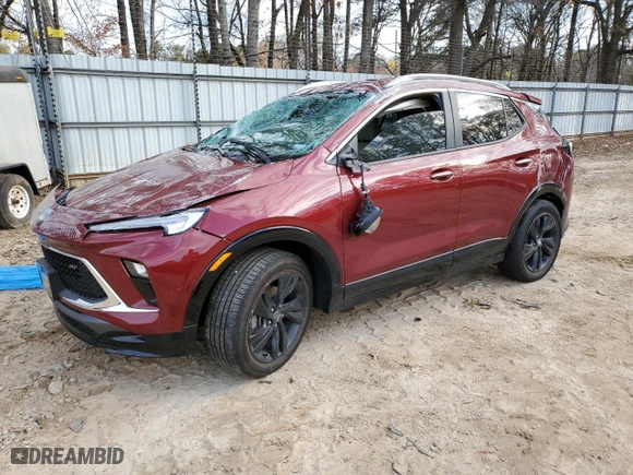 2024 Buick Encore GX Sport Touring with VIN KL4AMDSL4RB017497, listed as a Copart auction lot 49082295 with 9,547 mi miles and Salvage Title. Bid and sale history available at carsss.com. Image 1.
