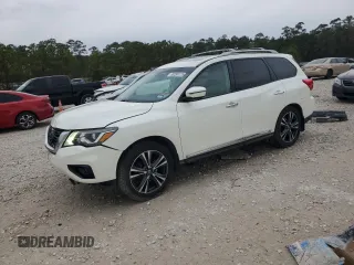 2017 Nissan Pathfinder SL z VIN 5N1DR2MN0HC630115, wystawiony jako Copart lot #89295125 z przebiegiem 124 222 mil mil oraz Czysty tytuł • Clean title. Historia ofert i sprzedaży dostępna na DreamBid. Obrazek 1.
