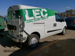 2017 Ram ProMaster City Cargo Tradesman with VIN ZFBERFAB8H6G20138, listed as a Copart auction lot 74886313 with 77,272 mi miles and . Bid and sale history available at DreamBid. Image 3.