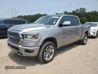 2021 Ram 1500 Laramie z VIN 1C6SRFJT8MN508856, wystawiony jako Copart lot #59392335 z przebiegiem 117 584 mil mil oraz Czysty tytuł • Clean title. Historia ofert i sprzedaży dostępna na DreamBid. Obrazek 1.