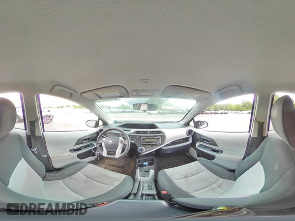 2012 Toyota Prius One z VIN JTDKDTB3XC1509615, wystawiony jako Copart lot #59868725 z przebiegiem Nie podano mil oraz Szkoda całkowita • Salvage title. Historia ofert i sprzedaży dostępna na DreamBid. Obrazek 14.
