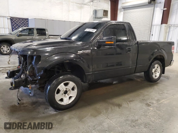2012 Ford F-150 XL with VIN 1FTMF1EF6CFB12791, listed as a Copart auction lot 57132145 with 206,525 mi miles and Salvage title. Bid and sale history available at DreamBid. Image 1.
