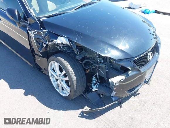 2007 Lexus IS 250 with VIN JTHBK262072036839, listed as a IAAI auction lot 42603071 with 196,683 mi miles and . Bid and sale history available at DreamBid. Image 6.