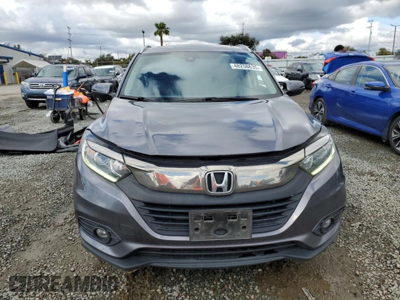 2019 Honda HR-V EX with VIN 3CZRU5H51KM729515, listed as a Copart auction lot 48258635 with 109,180 mi miles and Salvage Title. Bid and sale history available at carsss.com. Image 5.
