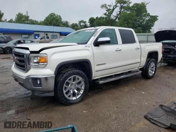 2014 GMC Sierra 1500 SLT z VIN 3GTU2VEC9EG350399, wystawiony jako Copart lot #55794895 z przebiegiem 174 906 mil mil oraz Szkoda całkowita • Salvage title. Historia ofert i sprzedaży dostępna na DreamBid. Obrazek 1.
