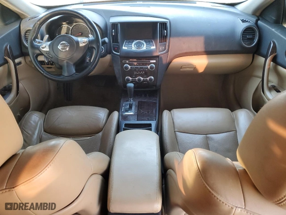 2010 Nissan Maxima 3.5 SV w/Premium Pkg with VIN 1N4AA5AP4AC843747, listed as a Copart auction lot 46432235 with 0 mi miles and Salvage Title. Bid and sale history available at carsss.com. Image 8.