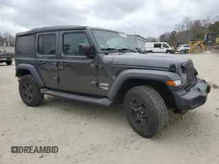 2018 Jeep Wrangler Unlimited Sport S z VIN 1C4HJXDGXJW274871, wystawiony jako Copart lot #45727795 z przebiegiem 65 646 mil mil oraz Szkoda całkowita • Salvage title. Historia ofert i sprzedaży dostępna na DreamBid. Obrazek 4.