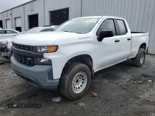 2020 Chevrolet Silverado 1500 Work Truck with VIN 1GCRYAEF1LZ166787, listed as a Copart auction lot 74338354 with 81,024 mi miles and Salvage Title. Bid and sale history available at carsss.com. Image 1.
