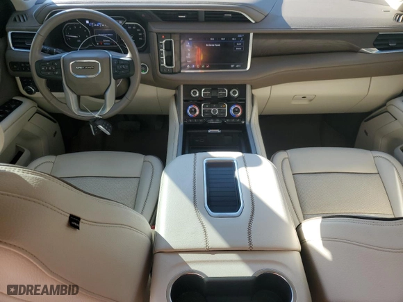 2021 GMC Yukon XL Denali with VIN 1GKS2JKL1MR444476, listed as a Copart auction lot 47827265 with 98,058 mi miles and Salvage Title. Bid and sale history available at carsss.com. Image 8.