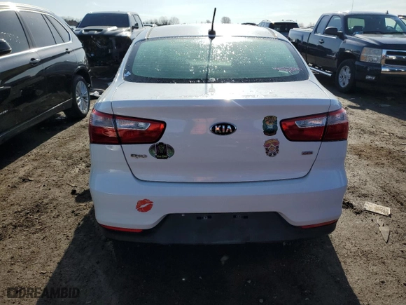 2017 Kia Rio LX with VIN KNADM4A33H6062701, listed as a Copart auction lot 51944145 with 108,051 mi miles and Clean Title. Bid and sale history available at carsss.com. Image 6.