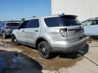 2016 Ford Utility Police Interceptor with VIN 1FM5K8AR5GGA19510, listed as a Copart auction lot 73411794 with 0 mi miles and Salvage Title. Bid and sale history available at carsss.com. Image 2.