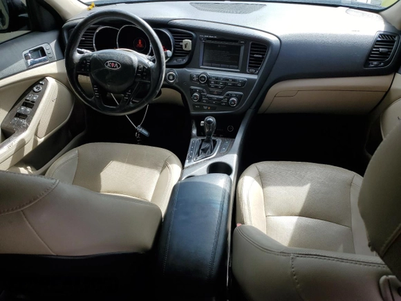 2012 Kia Optima EX with VIN 5XXGN4A74CG037395, listed as a Copart auction lot 49494385 with 124,661 mi miles and Salvage Title. Bid and sale history available at carsss.com. Image 8.