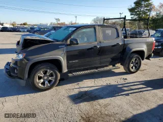 2018 Chevrolet Colorado 2WD Z71 with VIN 1GCGSDE12J1107287, listed as a Copart auction lot 77466534 with 107,849 mi miles and Salvage Title. Bid and sale history available at carsss.com. Image 1.