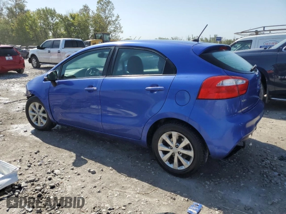 2014 Kia Rio EX with VIN KNADN5A36E6352381, listed as a Copart auction lot 73248004 with 89,838 mi miles and Salvage Title. Bid and sale history available at carsss.com. Image 2.