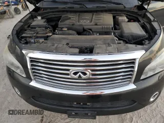 2011 Infiniti QX56 8-passenger with VIN JN8AZ2NC1B9300836, listed as a Copart auction lot 80492064 with 150,205 mi miles and Clean Title. Bid and sale history available at carsss.com. Image 12.