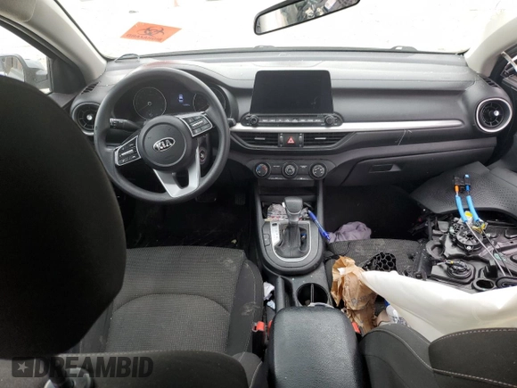 2021 Kia Forte LXS with VIN 3KPF24AD9ME317916, listed as a Copart auction lot 59702575 with 144,323 mi miles and Salvage title. Bid and sale history available at DreamBid. Image 8.