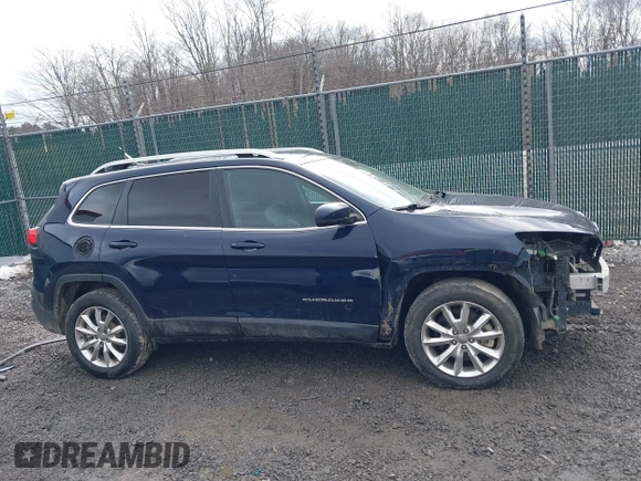 2016 Jeep Cherokee Limited with VIN 1C4PJMDB2GW181432, listed as a IAAI auction lot 41675868 with 106,979 mi miles. Bid and sale history available at carsss.com. Image 14.