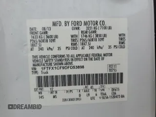 2013 Ford F-150 XL с VIN 1FTFX1CF9DFD53898, выставлен на аукционе Copart как лот 57267635 с пробегом 223 455 миль миль и Списание • Salvage title. История ставок и продаж доступна на DreamBid. Изображение 12.
