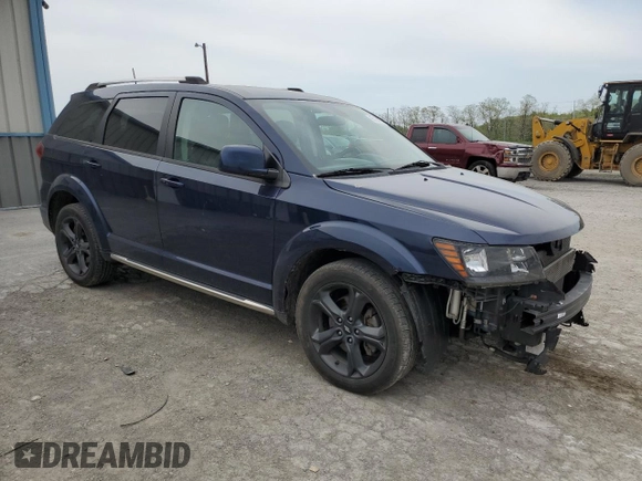 2018 Dodge Journey Crossroad with VIN 3C4PDDGG9JT450103, listed as a Copart auction lot 55134725 with 126,326 mi miles and Salvage Title. Bid and sale history available at DreamBid. Image 4.