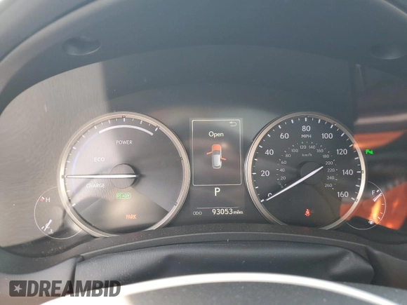 2018 Lexus NX 300h with VIN JTJBJRBZ4J2095848, listed as a Copart auction lot 51179865 with 93,053 mi miles and Salvage title. Bid and sale history available at DreamBid. Image 9.