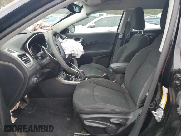 2018 Jeep Compass Sport with VIN 3C4NJCAB0JT462809, listed as a Copart auction lot 49535175 with 79,164 mi miles and Salvage Title. Bid and sale history available at carsss.com. Image 7.