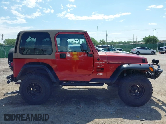 1999 Jeep Wrangler Sport with VIN 1J4FY19S2XP423638, listed as a IAAI auction lot 42553626 with 120,690 mi miles and . Bid and sale history available at DreamBid. Image 13.