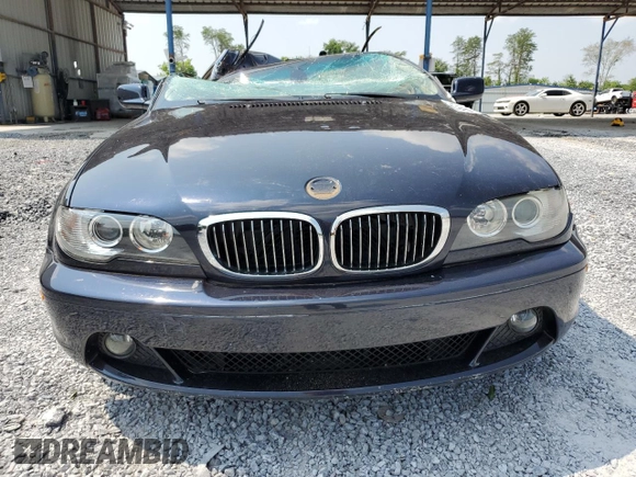2006 BMW 3 Series 325Ci with VIN WBABD33456PL09358, listed as a Copart auction lot 59507345 with 155,033 mi miles and Salvage title. Bid and sale history available at DreamBid. Image 5.