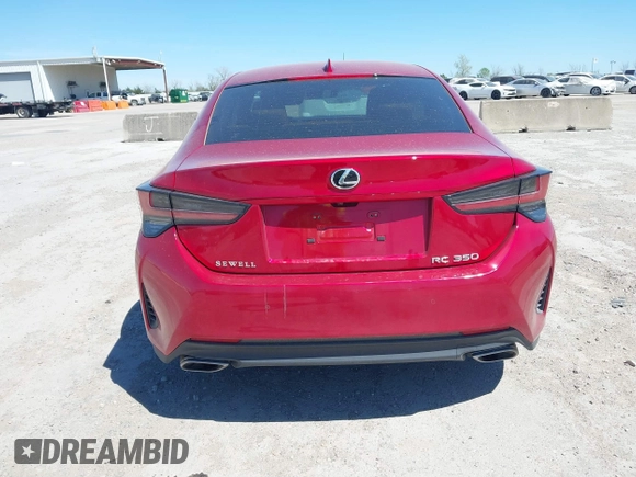 2019 Lexus RC 350 with VIN JTHHZ5BC8K5021583, listed as a IAAI auction lot 41867225 with 6,571 mi miles and . Bid and sale history available at DreamBid. Image 16.