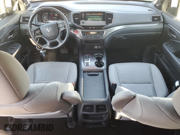2021 Honda Passport EX-L with VIN 5FNYF8H57MB027798, listed as a Copart auction lot 54586735 with 28,658 mi miles and Salvage Title. Bid and sale history available at DreamBid. Image 8.