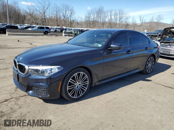 2019 BMW 5 Series 540i xDrive z VIN WBAJE7C57KWW20203, wystawiony jako Copart lot #45976065 z przebiegiem 60 735 mil mil oraz Nie do naprawy • Non repairable. Historia ofert i sprzedaży dostępna na DreamBid. Obrazek 1.