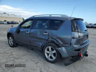 2007 Mitsubishi Outlander XLS with VIN JA4MT41X47Z009537, listed as a Copart auction lot 85265634 with 207,350 mi miles and Salvage Title. Bid and sale history available at carsss.com. Image 2.