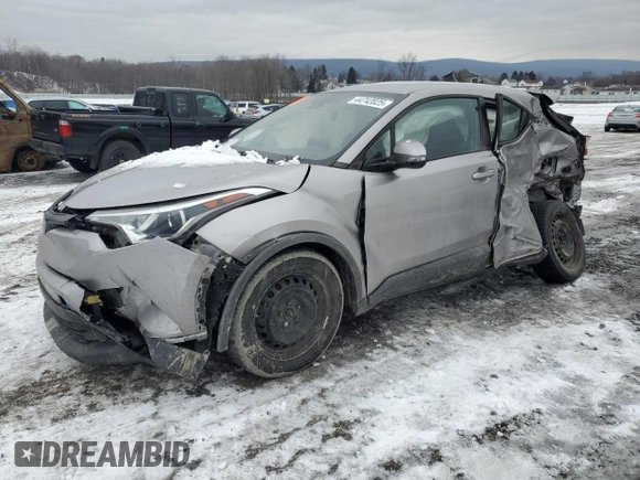 2019 Toyota C-HR XLE with VIN NMTKHMBX5KR076928, listed as a Copart auction lot 44742025 with Not Provided miles and Salvage Title. Bid and sale history available at DreamBid. Image 1.